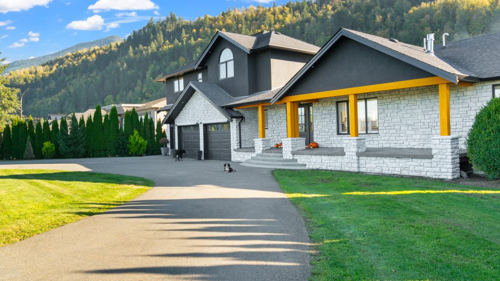 custom home exterior